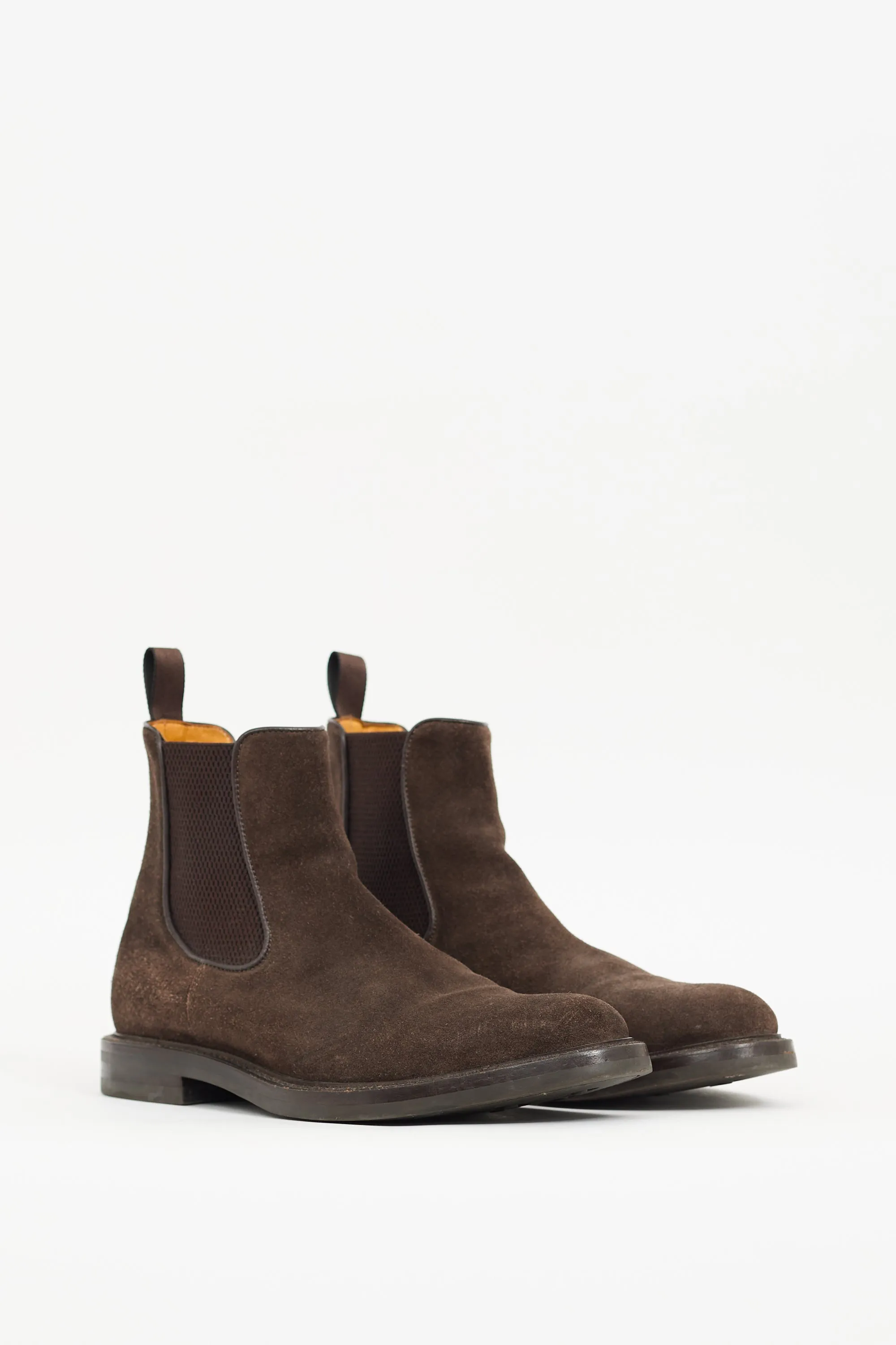 Brown Suede Chelsea Boot