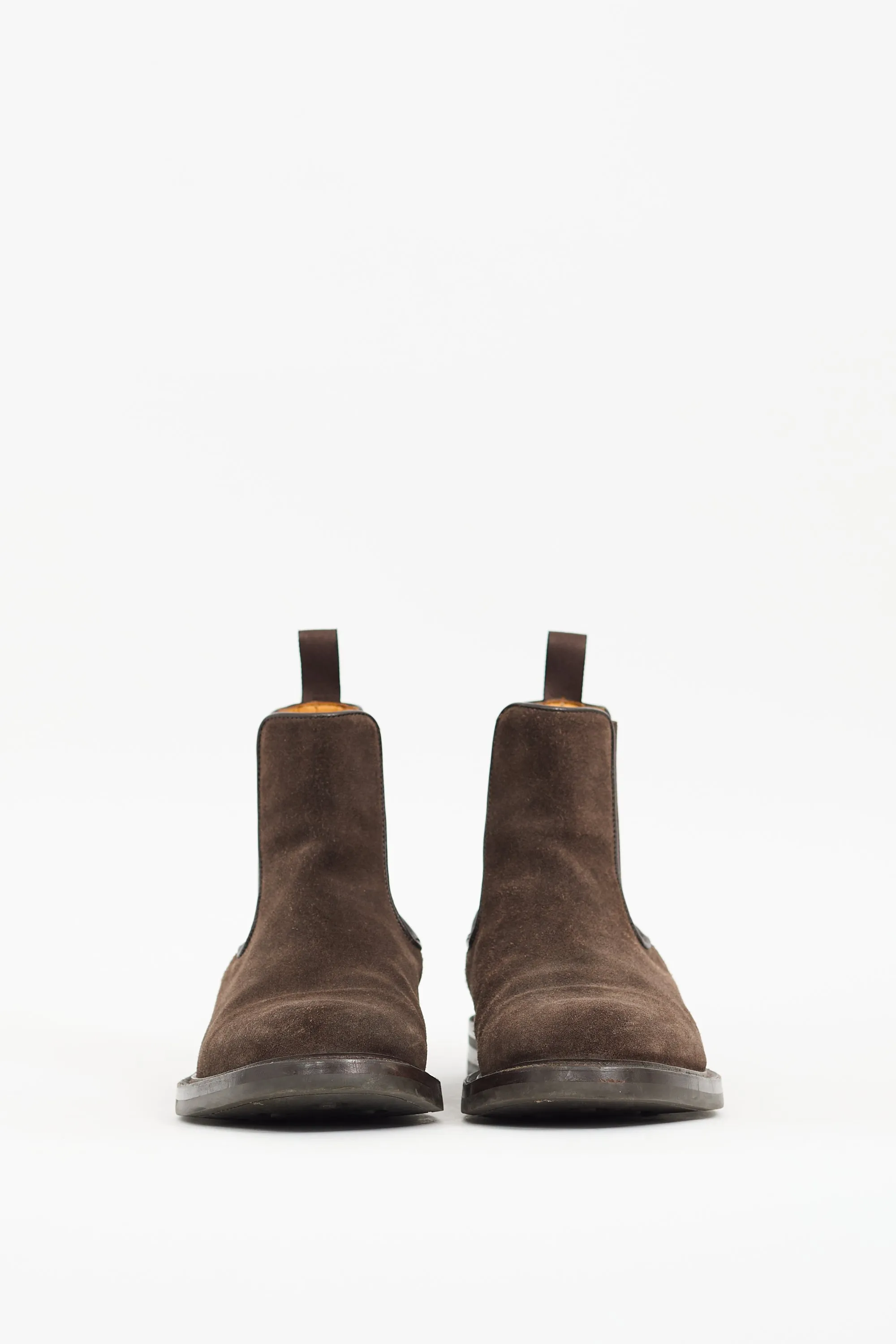 Brown Suede Chelsea Boot