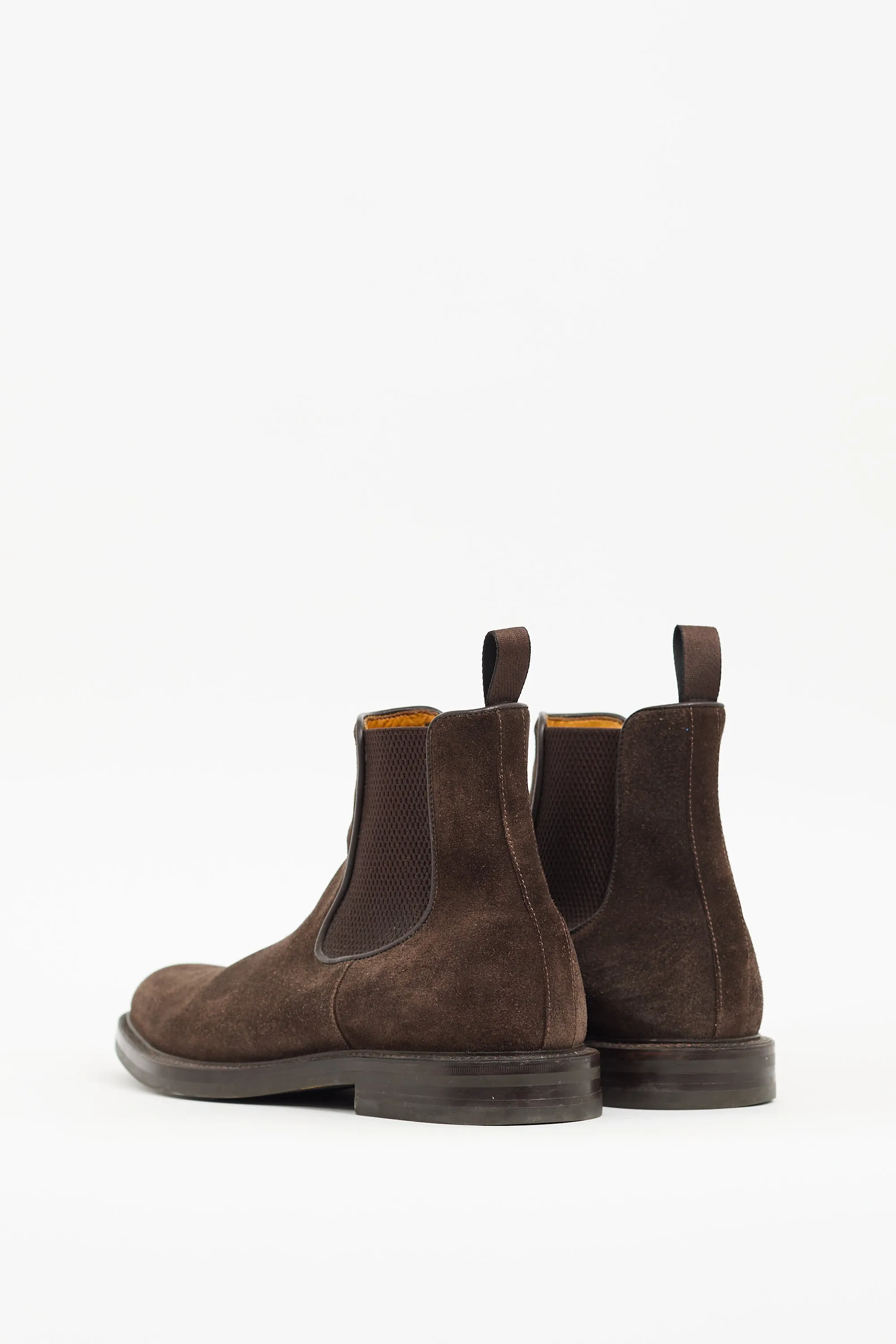 Brown Suede Chelsea Boot