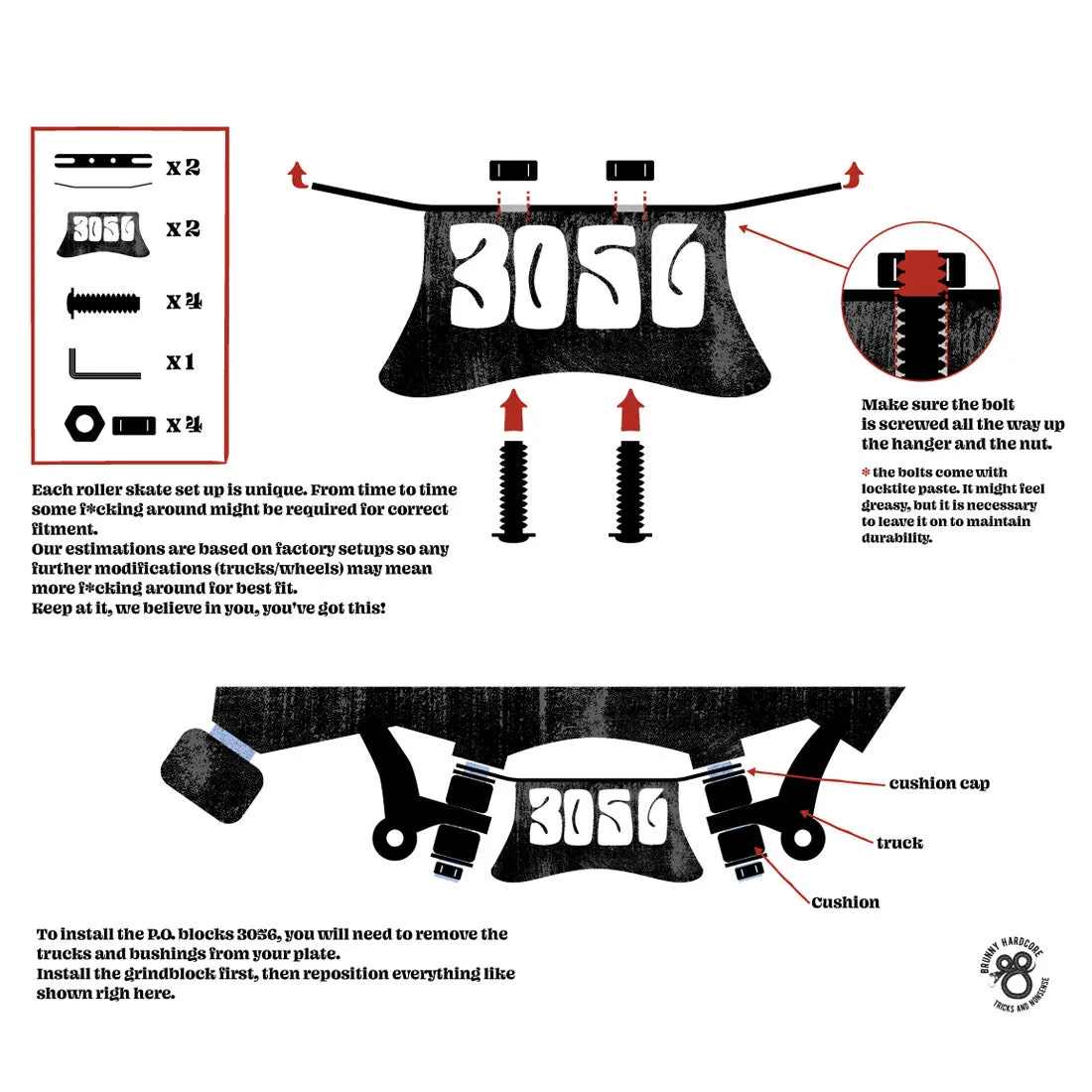 Brunny PO Blocks 3056 - Black Mamba