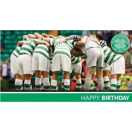 Celtic FC Happy Birthday Greeting Card With Badge