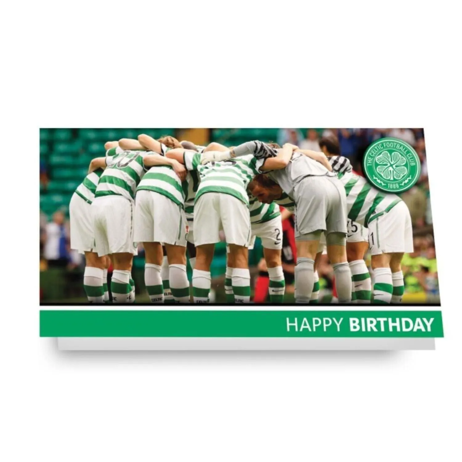 Celtic FC Happy Birthday Greeting Card With Badge