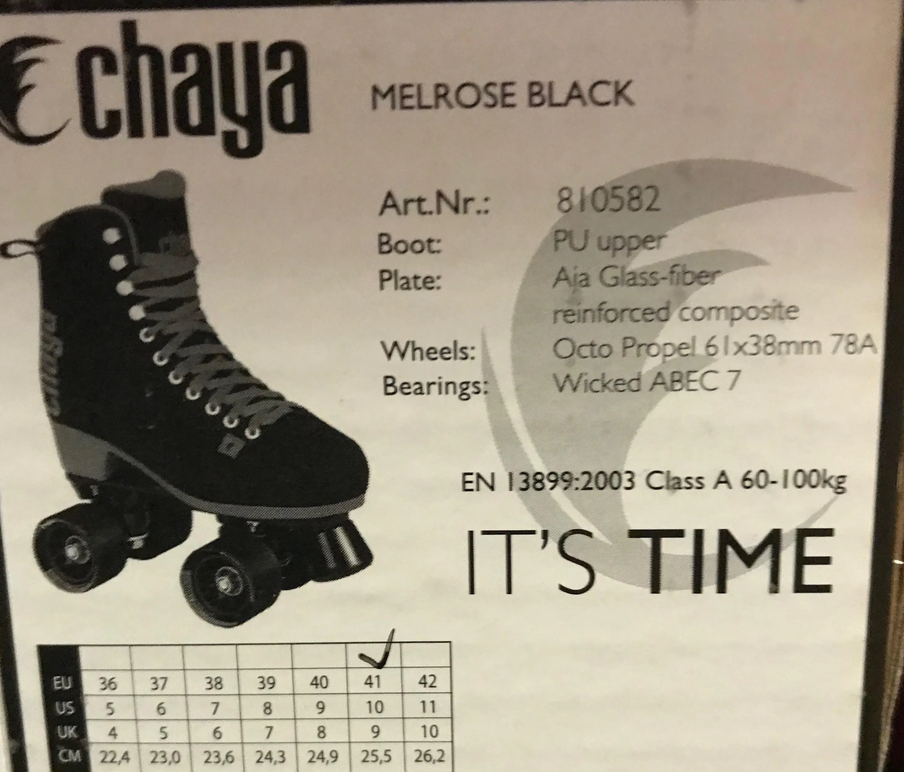 Chaya Melrose Black/Pink Roller Skates