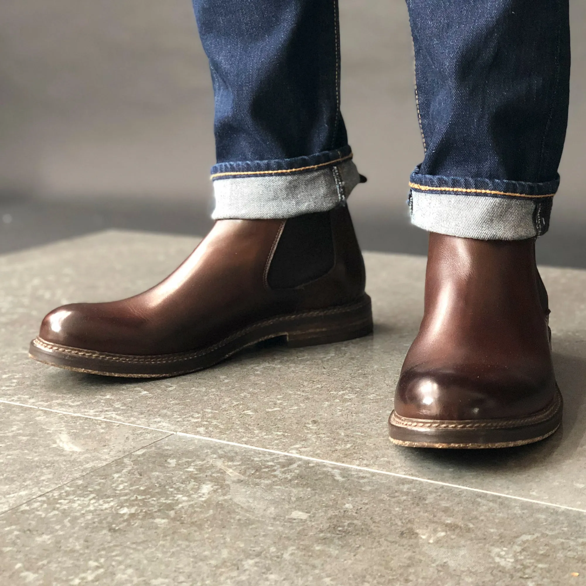 Chelsea boot mahogany brown