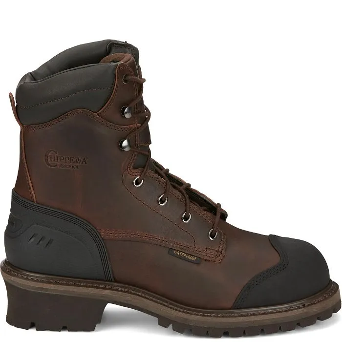 Chippewa Men's Aldarion 8" Comp Toe WP 400G Ins Logger Work Boot - 55053