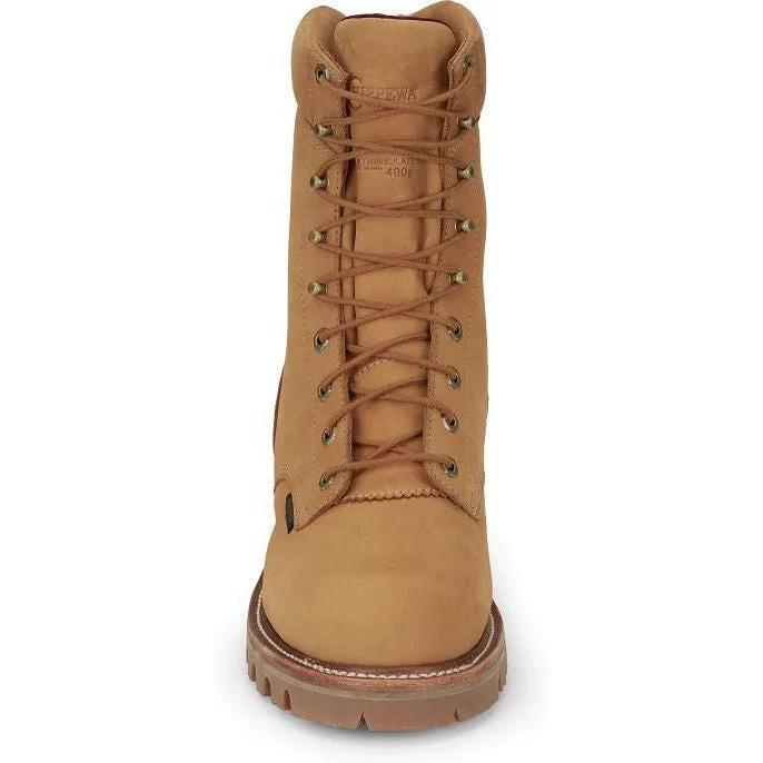 Chippewa Men's Super Dna 9" 400G Insulated Steel Toe Work Boot -Wheat- 59417