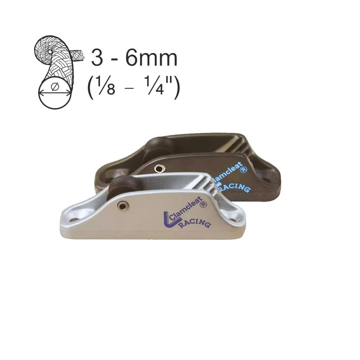 Clamcleat CL236AN Roller Fairlead Mk1 Racing Junior - CL236AN