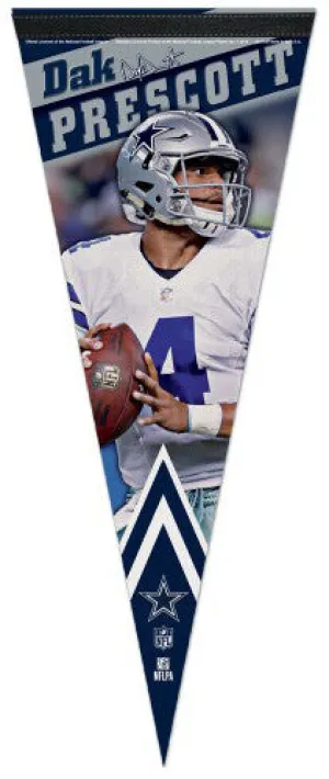 Dak Prescott Dallas Cowboys Signature-Series Premium Felt Collector's PENNANT - Wincraft