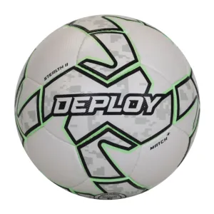 Deploy Stealth II Match Football- White/Black/Green