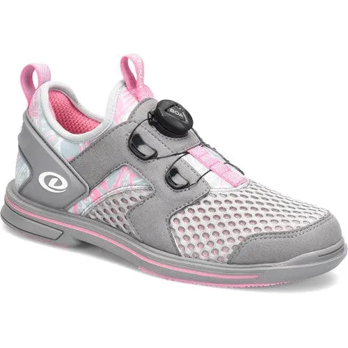 Dexter Womens DexLite Pro BOA Right Hand Bowling Shoes Grey/Pink