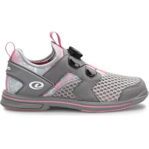 Dexter Womens DexLite Pro BOA Right Hand Bowling Shoes Grey/Pink