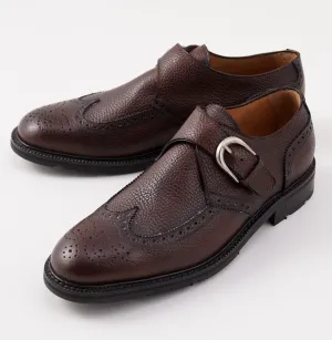 Di Mella Grained Leather Monk Strap