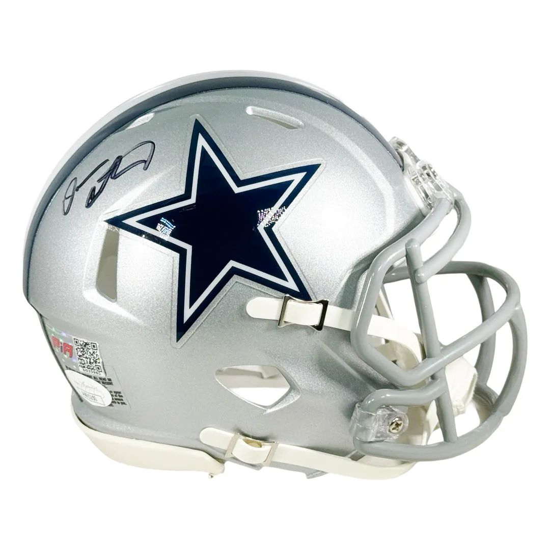 Dorance Armstrong Signed Dallas Cowboys Speed Mini Football Helmet (JSA)