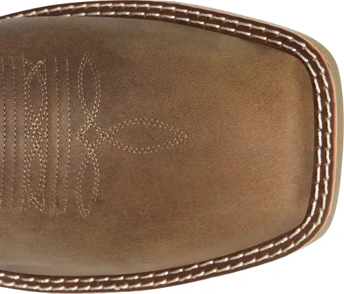 'Double H' Men's 11" Alridge Phantom Rider EH Western Square Toe - Brown