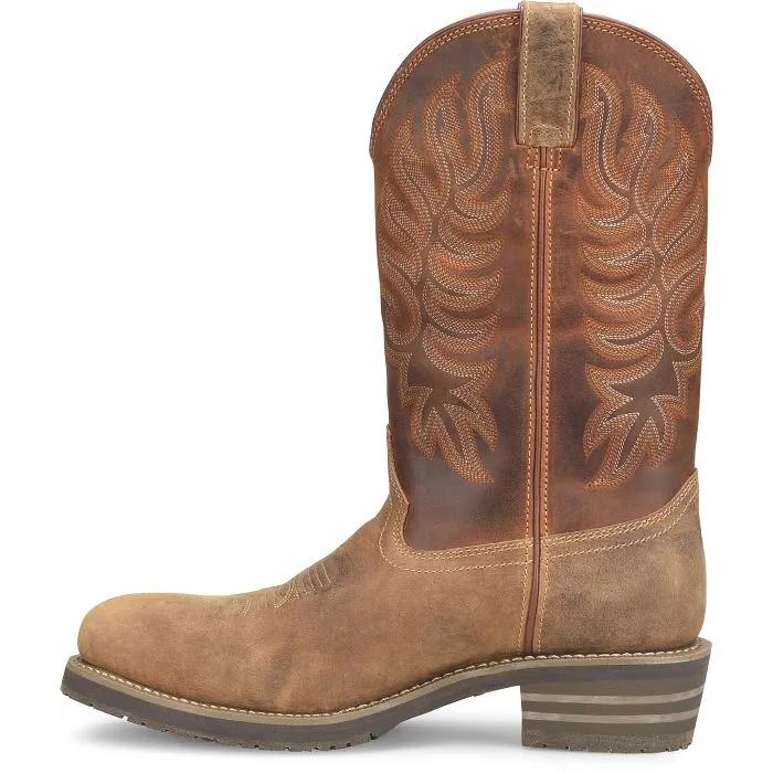 Double H Men's Brown Waterproof Garza Composite J Toe Western Work Boots