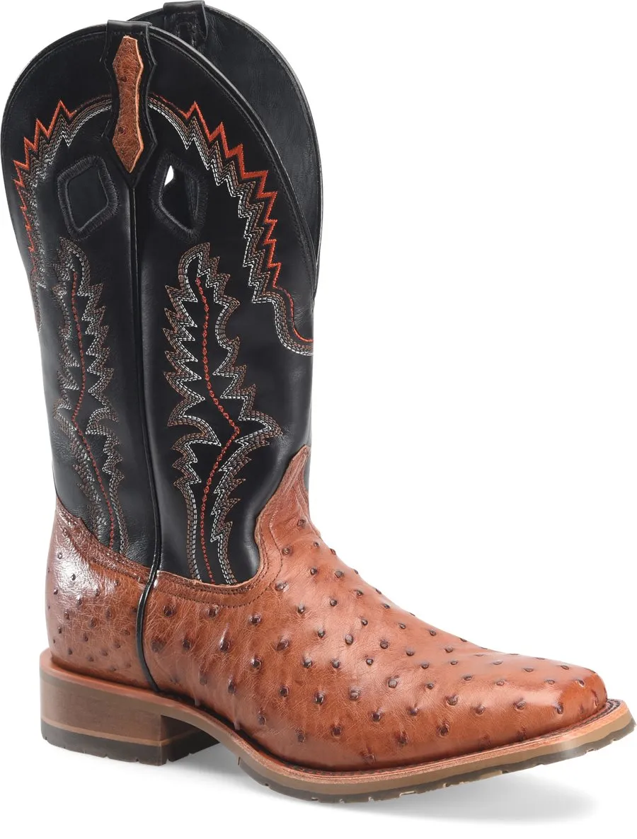 Double H Men's Cason Exotic Full Quill Wide Square Toe Boot DH7024