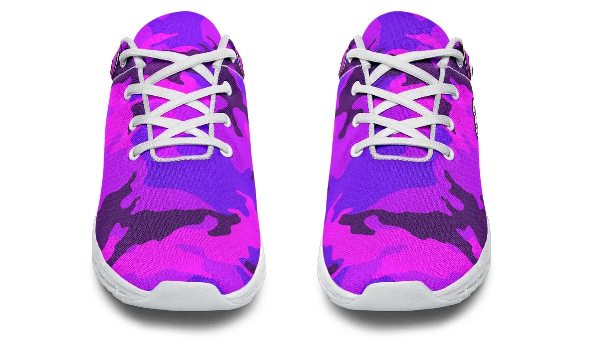 Dumbbell Skull Camo Pink Purple Blue