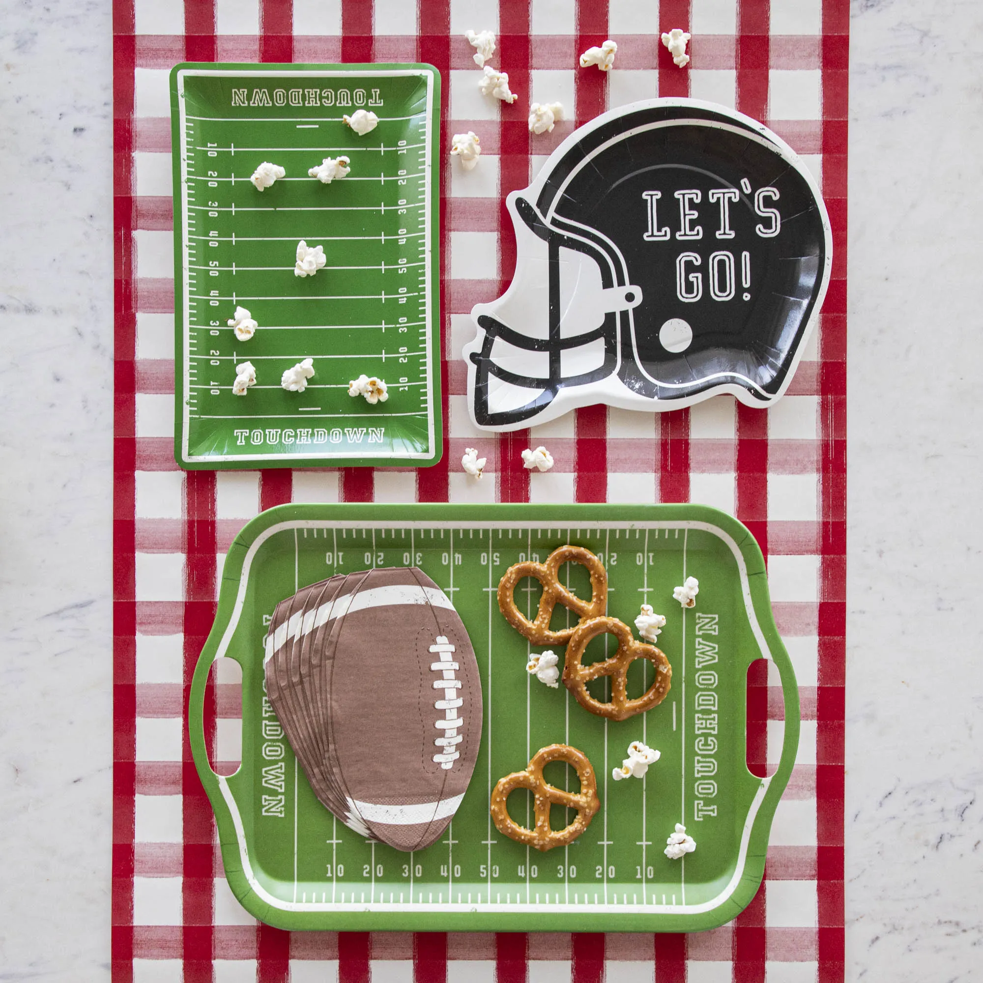 Football Helmet Paper Plates