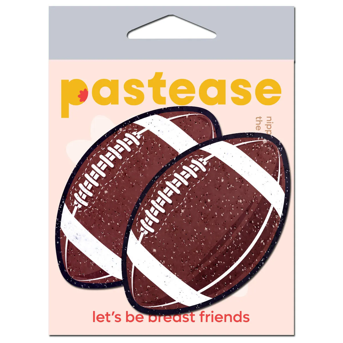 Football Pasties on Sparkly Velvet