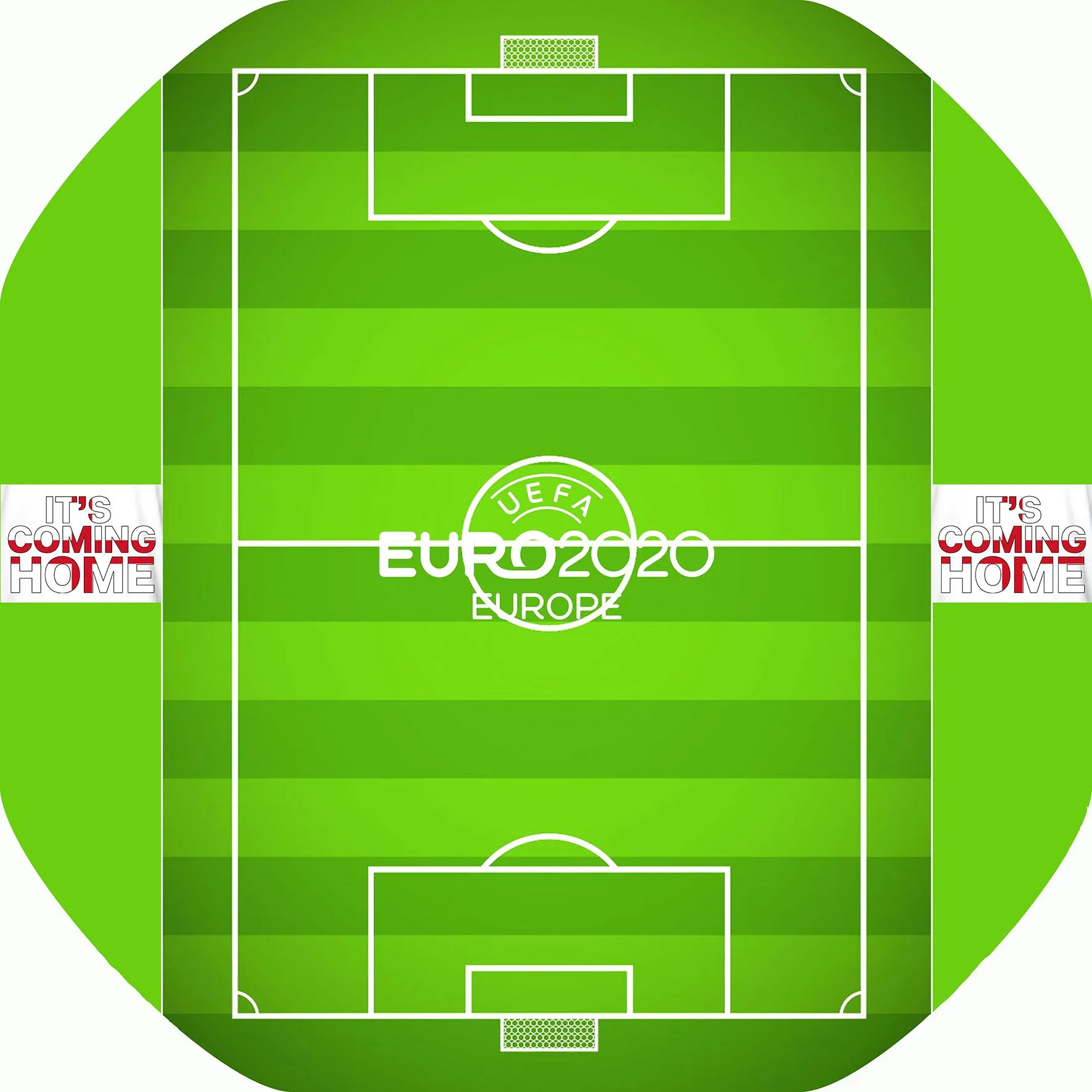 Football Pitch - Euro 2020 - Tuff Tray Mat Insert MINI