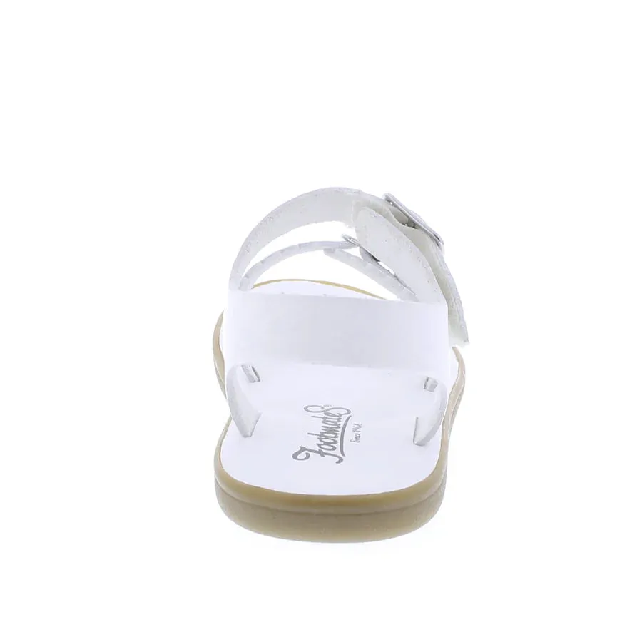 Footmates Eco-Ariel Sandal - White Micro