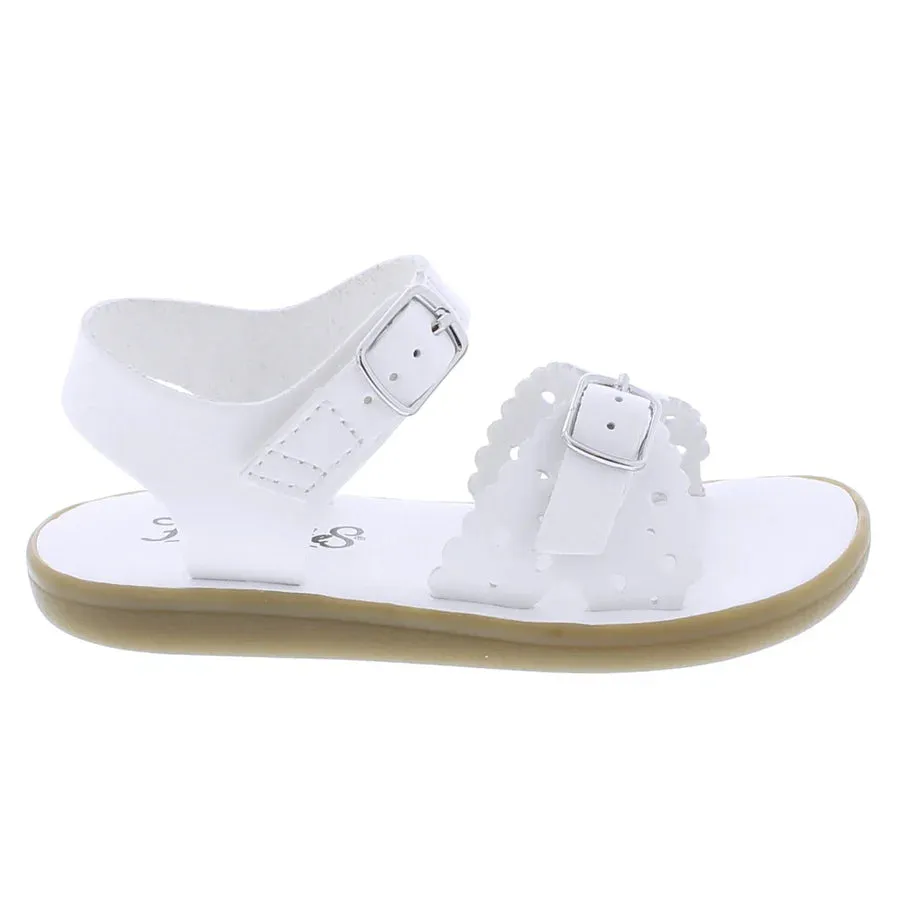 Footmates Eco-Ariel Sandal - White Micro