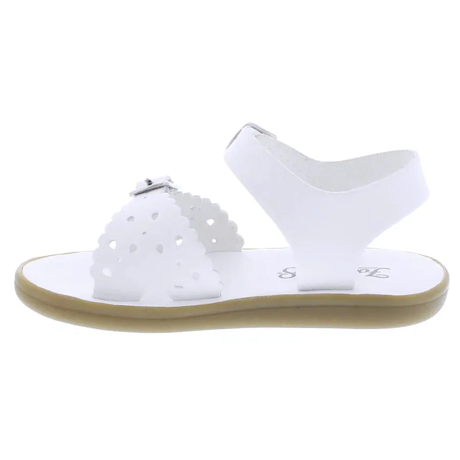 Footmates Eco-Ariel Sandal - White Micro