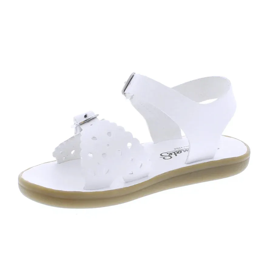 Footmates Eco-Ariel Sandal - White Micro