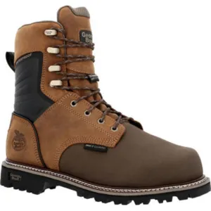 Georgia Boot Brute Men's Guard Waterproof Work Boots Gb00643 In Brown