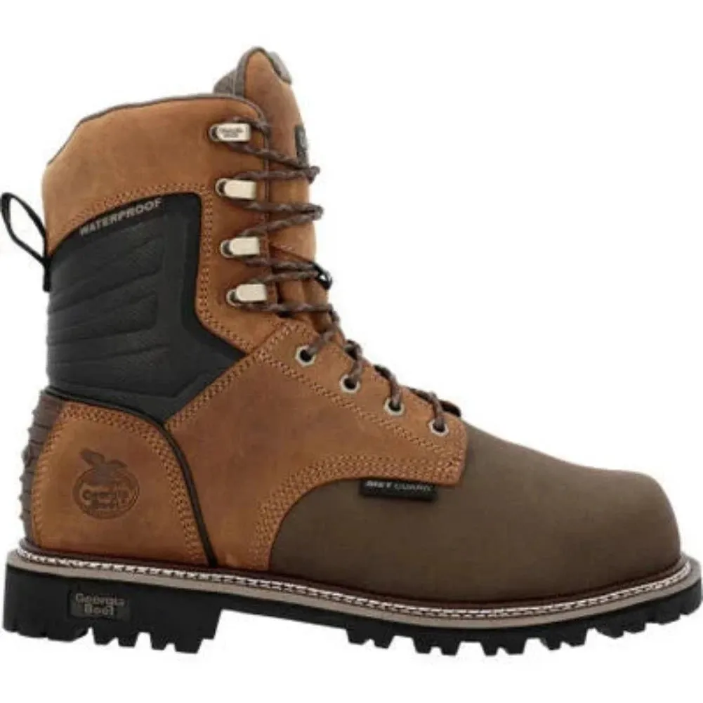 Georgia Boot Brute Men's Guard Waterproof Work Boots Gb00643 In Brown