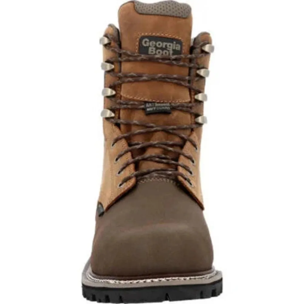 Georgia Boot Brute Men's Guard Waterproof Work Boots Gb00643 In Brown