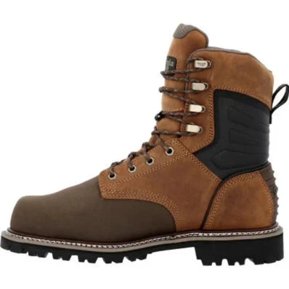 Georgia Boot Brute Men's Guard Waterproof Work Boots Gb00643 In Brown