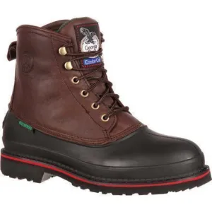 Georgia Men's Muddog 6" Steel Toe Waterproof Work Boot - Brown - G6633