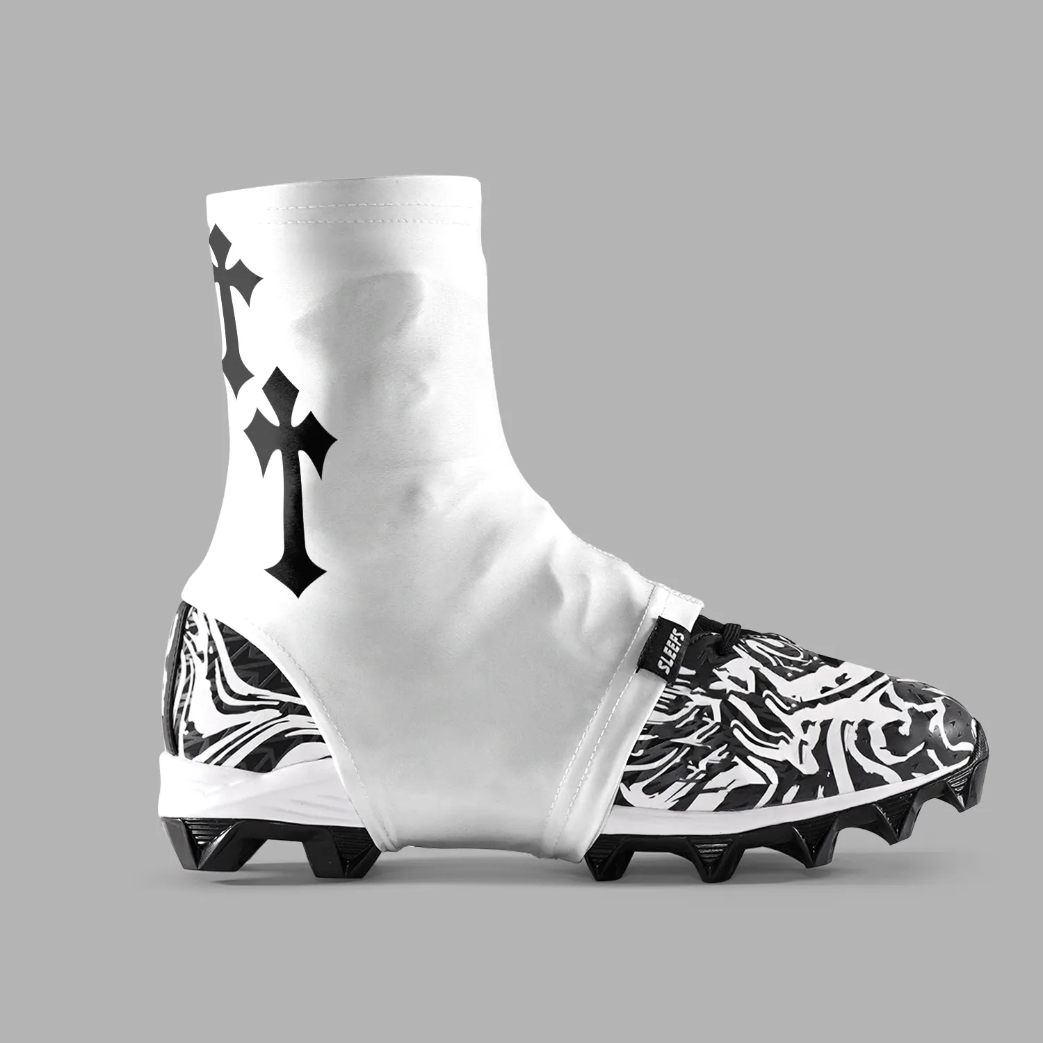 Gothic Cross Kids Spats / Cleat Covers