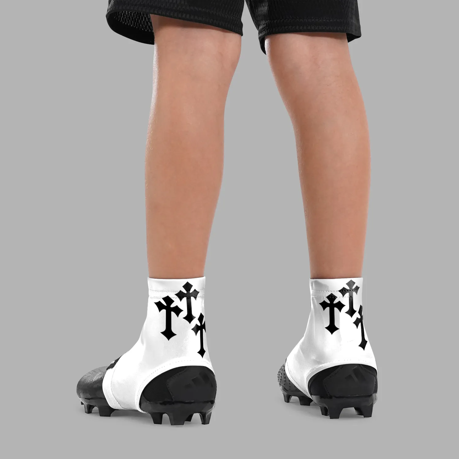 Gothic Cross Kids Spats / Cleat Covers