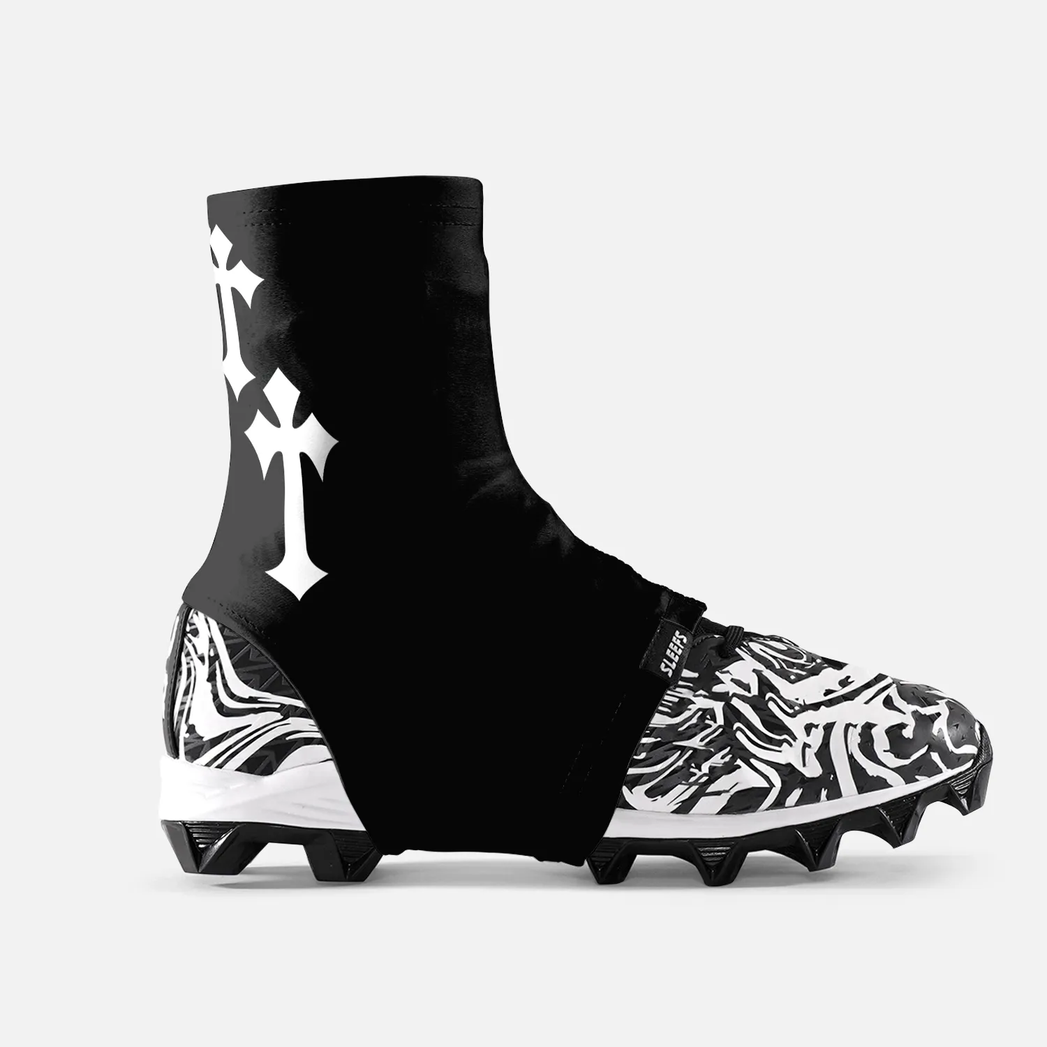 Gothic Cross Kids Spats / Cleat Covers