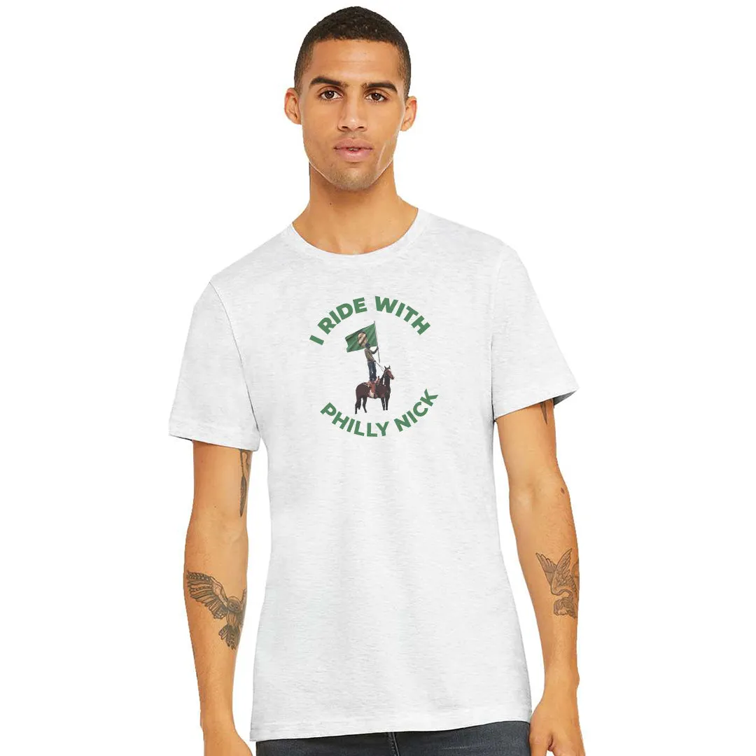 I Ride With Philly Nick Ash T-Shirt | Philadelphia Football