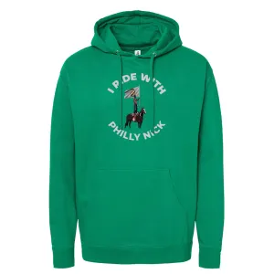 I Ride With Philly Nick Kelly Green Hoodie | Philadelphia Football