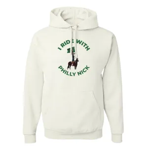 I Ride With Philly Nick White Hoodie | Philadelphia Football