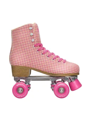 IMPALA ROLLERSKATES SIDEWALK SKATES - ROLLER SKATES - TARTAN PINK - CLEARANCE