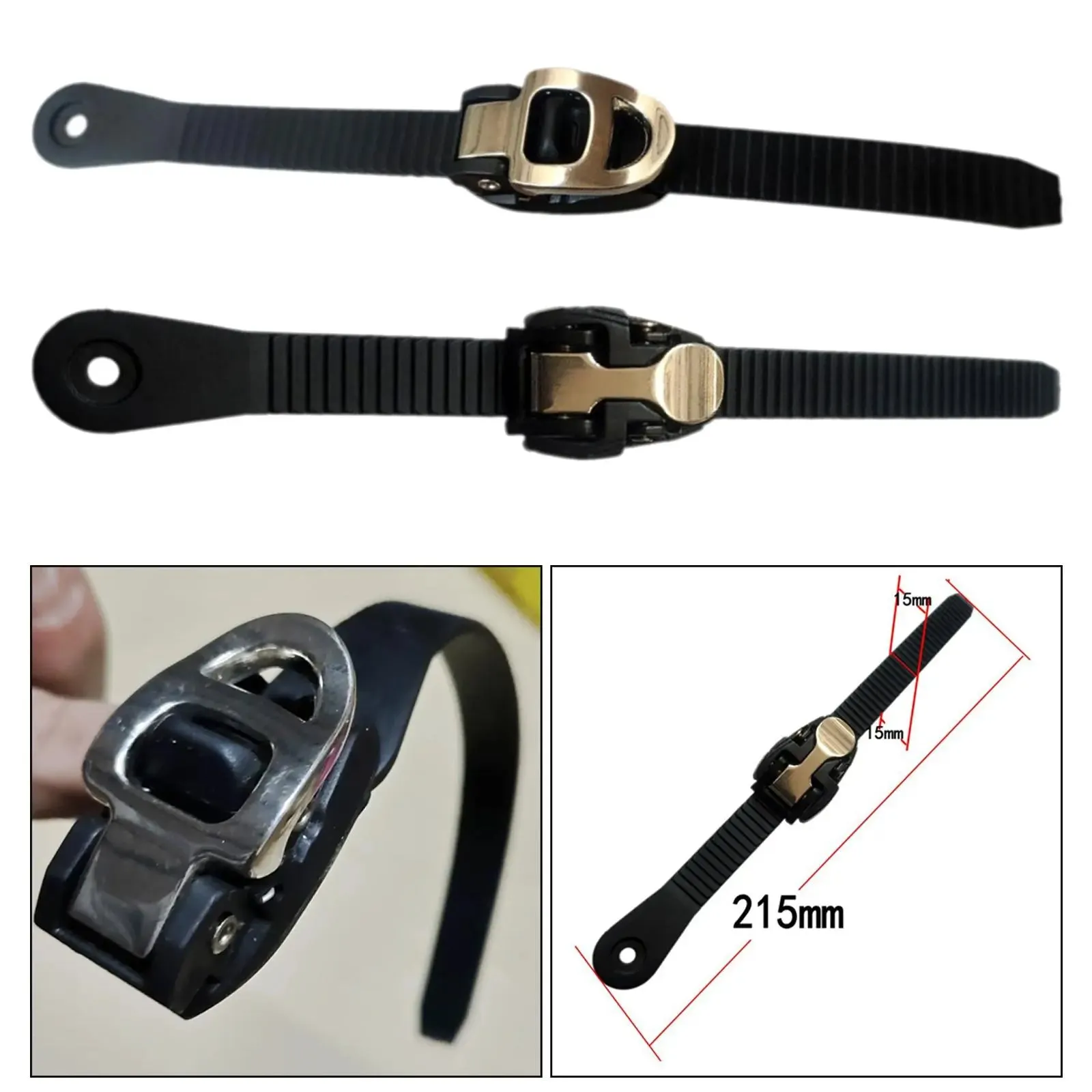 Inline Roller Skate Strap with Clamp T Belt Replacement Parts