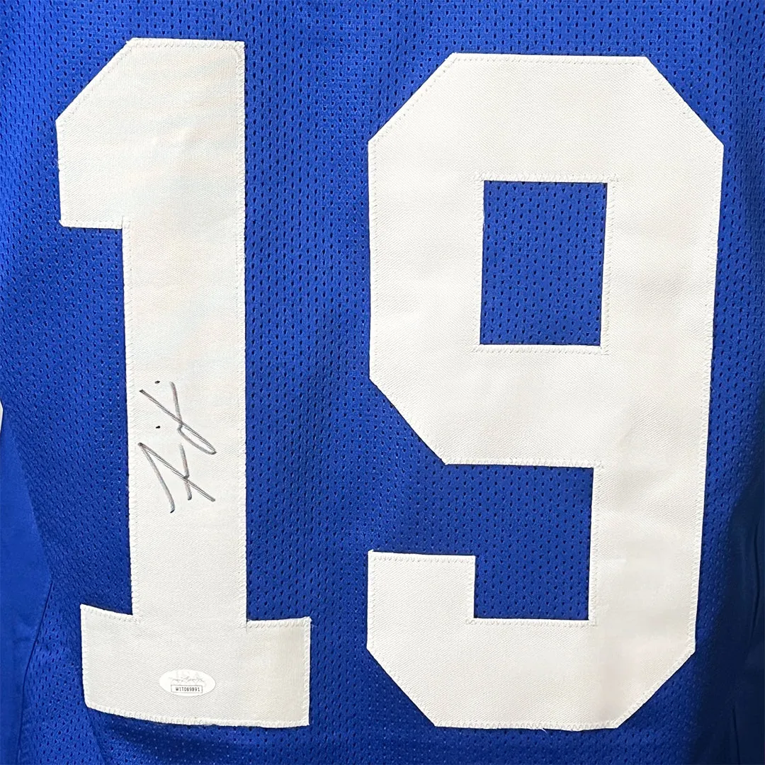 Isaiah Simmons Signed New York Blue Football Jersey (JSA)