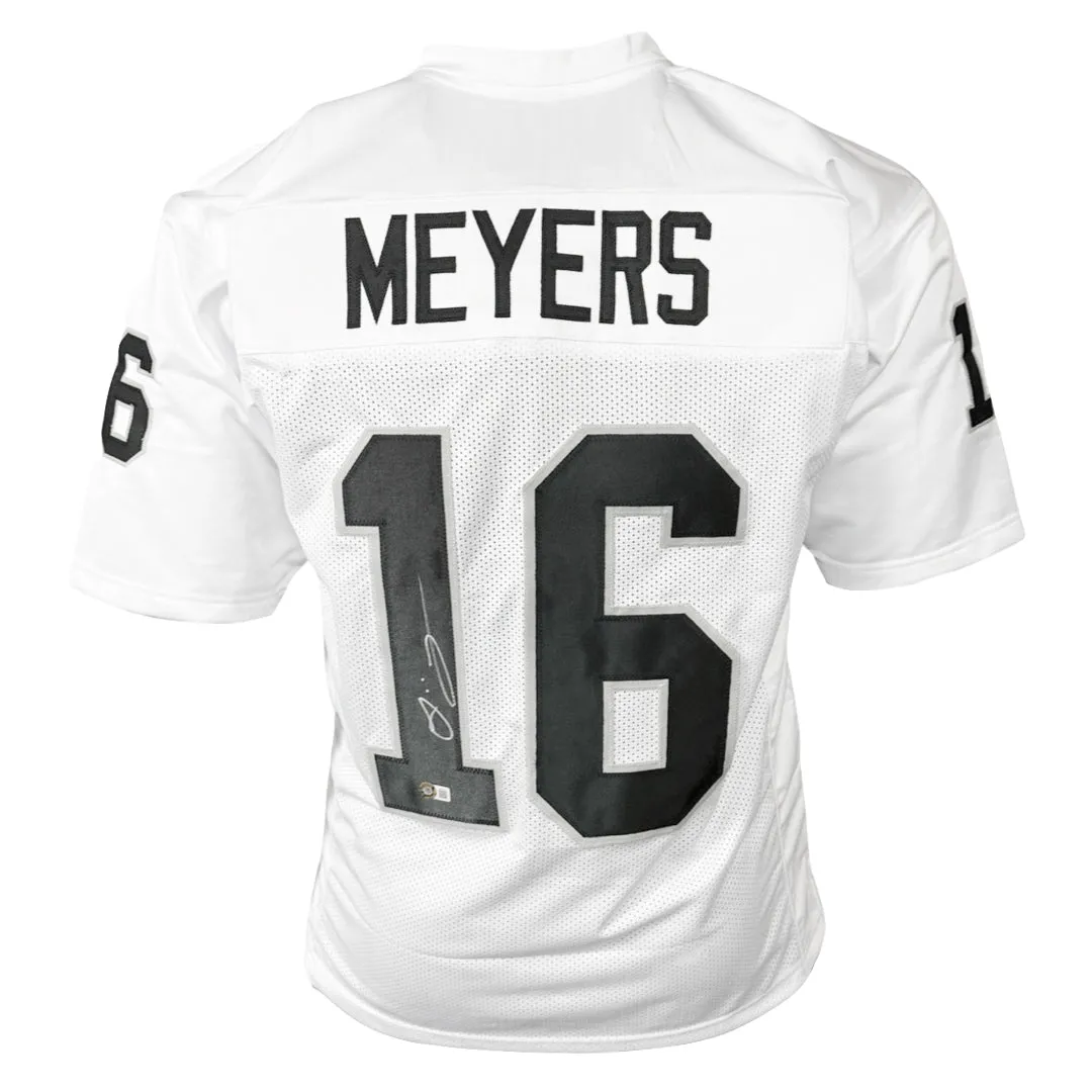 Jakobi Meyers Signed Las Vegas White Football Jersey (Beckett)