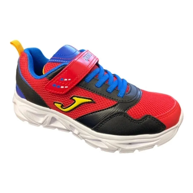 Joma scarpa da ginnastica da bambino Star Jr 2206 red-blue