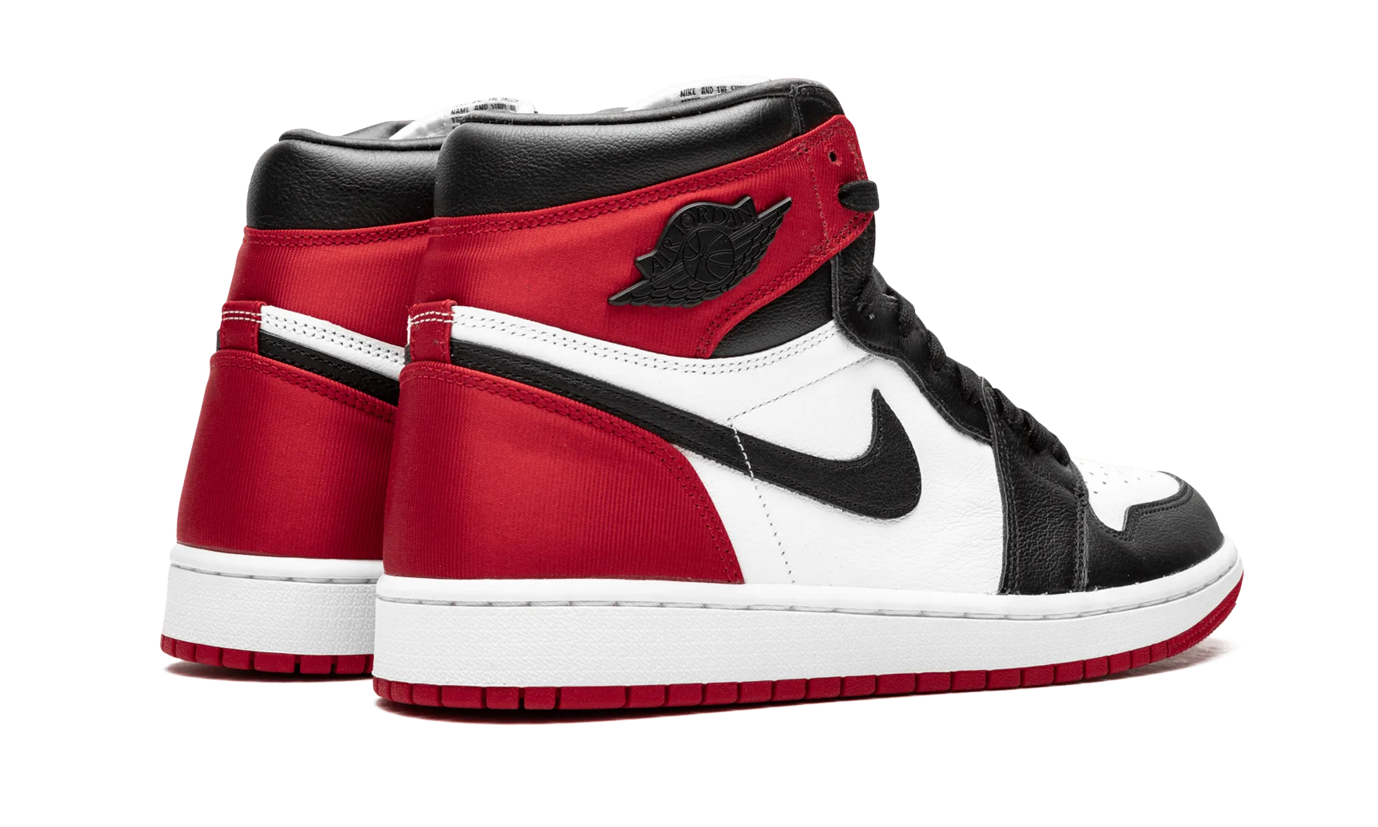 JORDAN 1 HIGH SATIN BLACK TOE