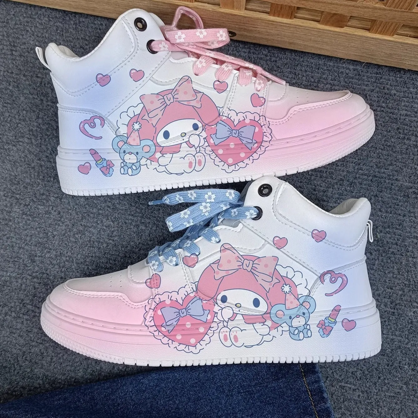 Kawaii Print Cute Anime Shoes Sneakers