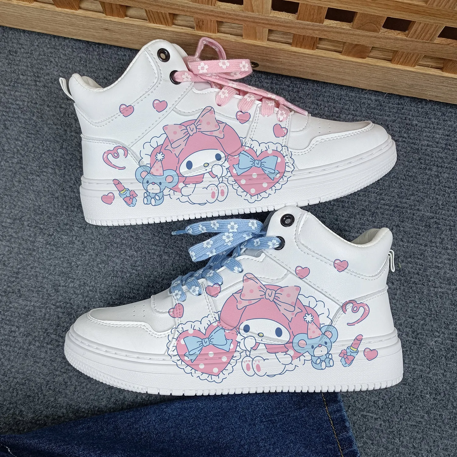 Kawaii Print Cute Anime Shoes Sneakers