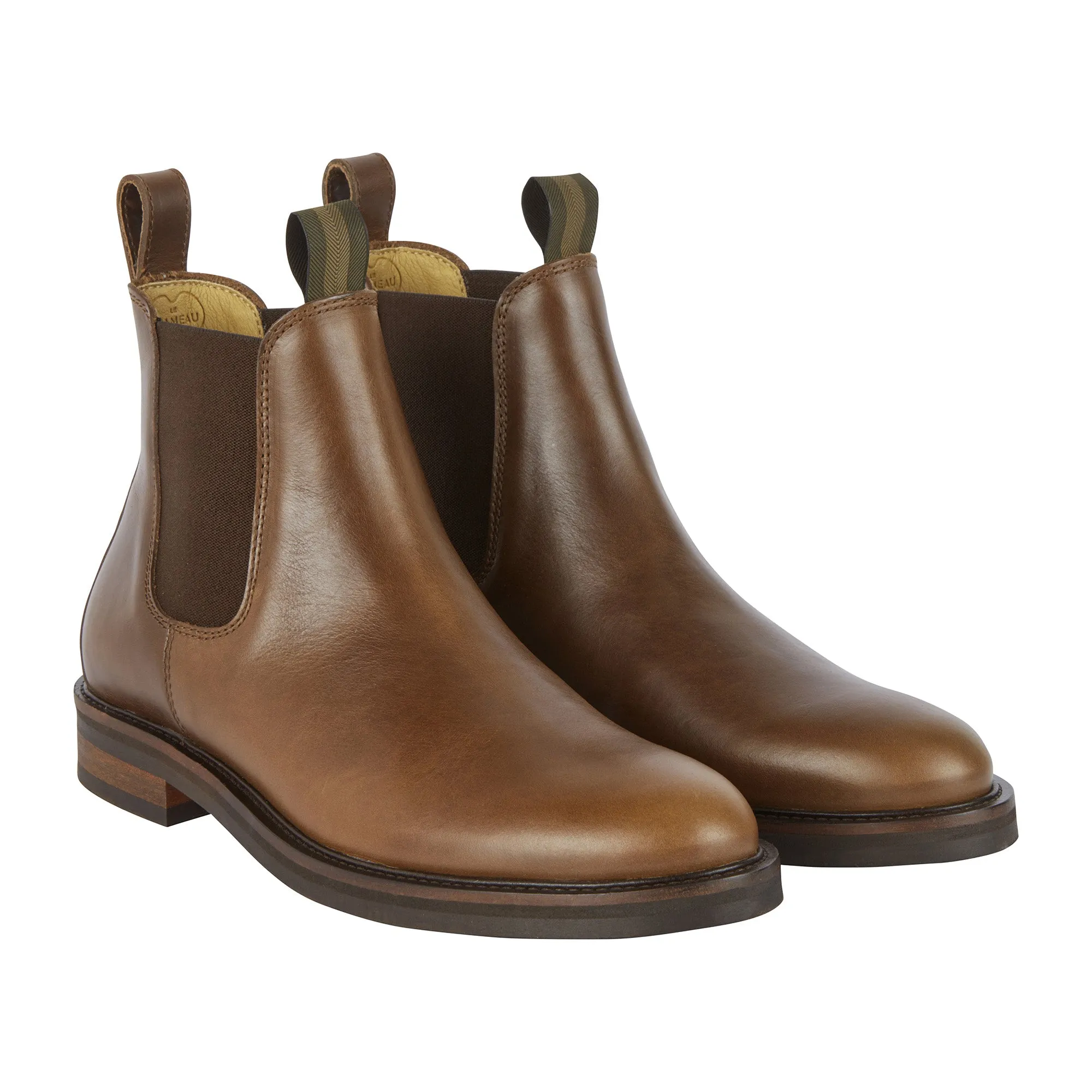 Le Chameau Mens La Chelsea Cuir Boot - Burnished Brown