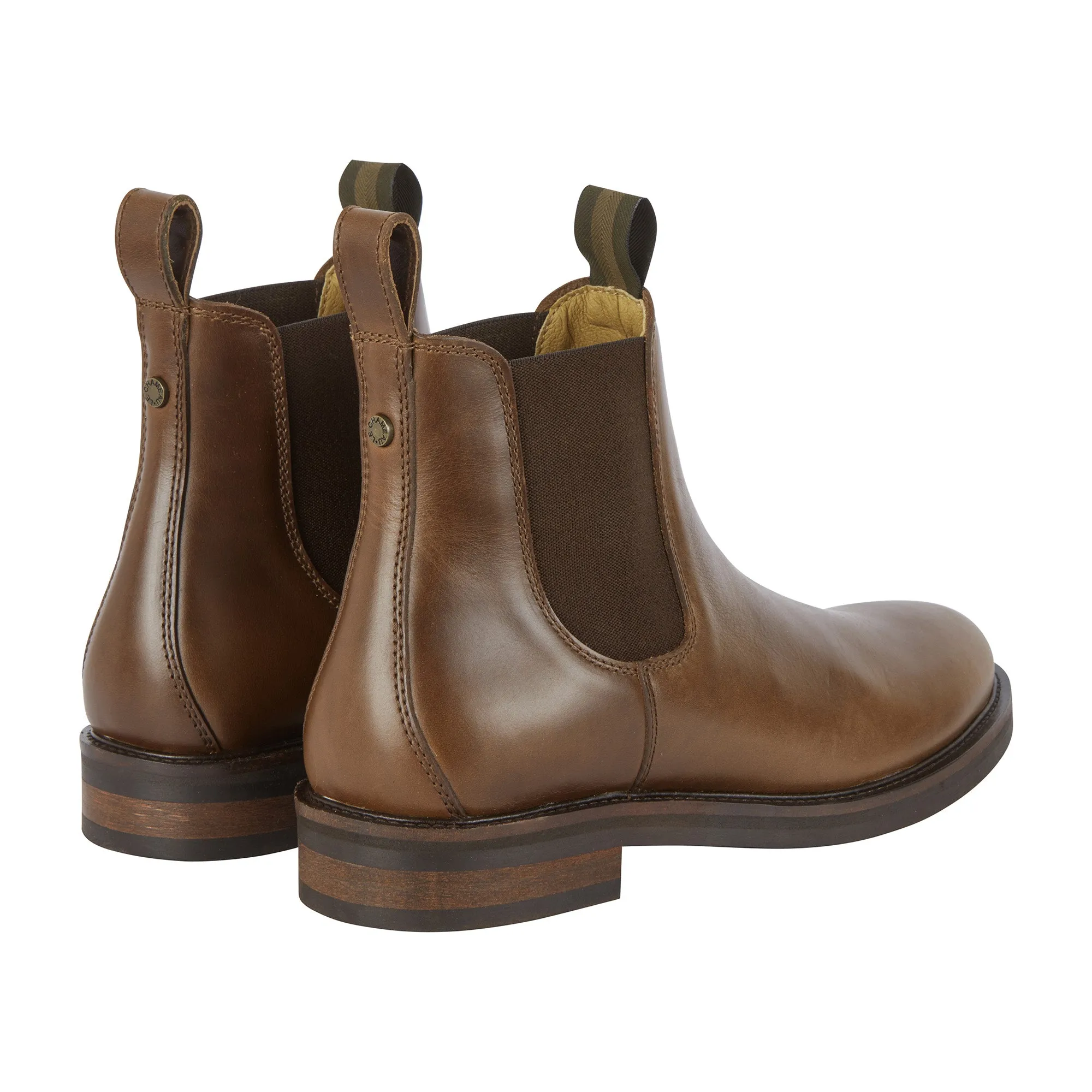 Le Chameau Mens La Chelsea Cuir Boot - Burnished Brown