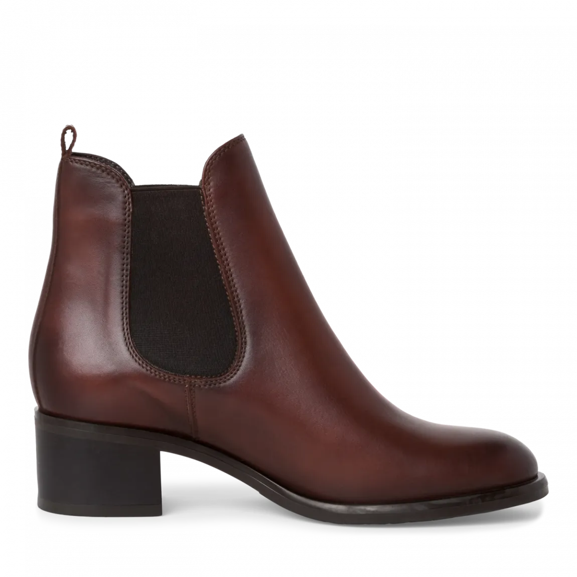 Leather Chelsea Boot - Cafe Brown